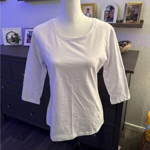 Brand new white top and size medium perfect for layering,